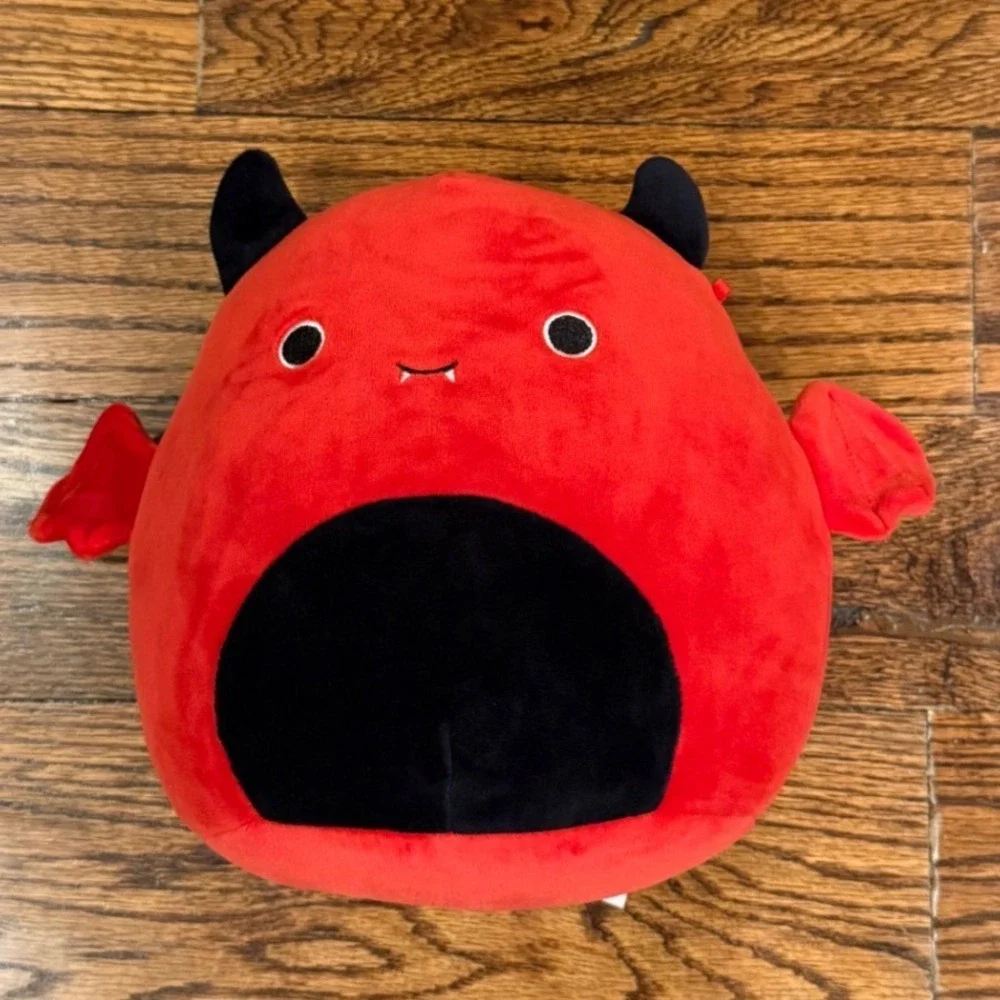 Squishmallows Dante the Red Devil 8 Inch Plush Halloween Kellytoy HTF #Dante